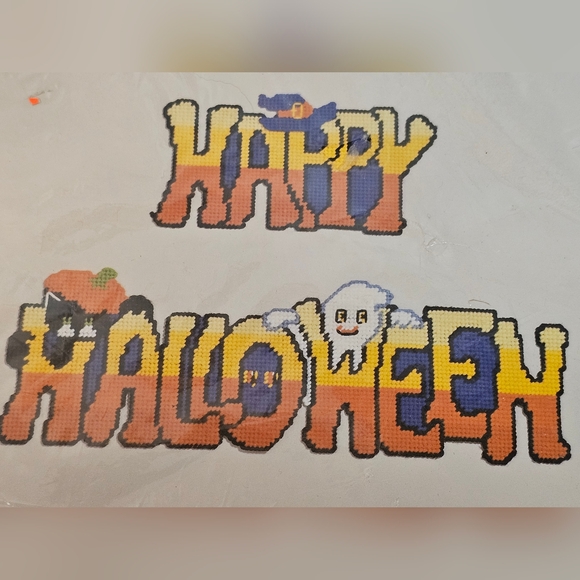 Vintage Hobby Kraft Happy Halloween Needlecraft Kit - Picture 3 of 6